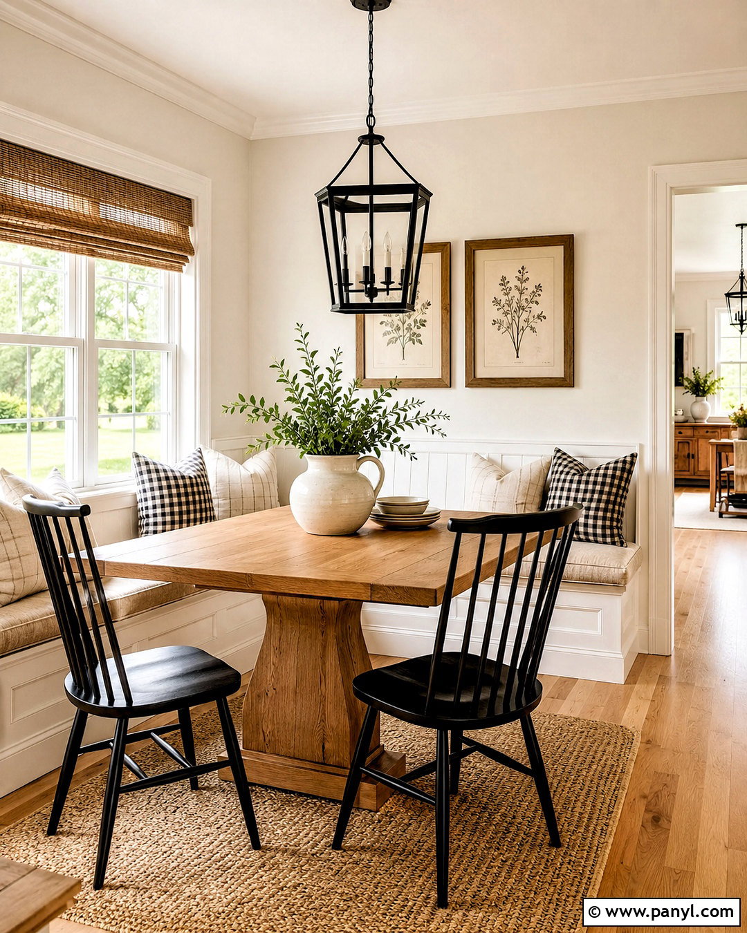 Farmhouse Breakfast Nook - 20 breakfast nook ideas