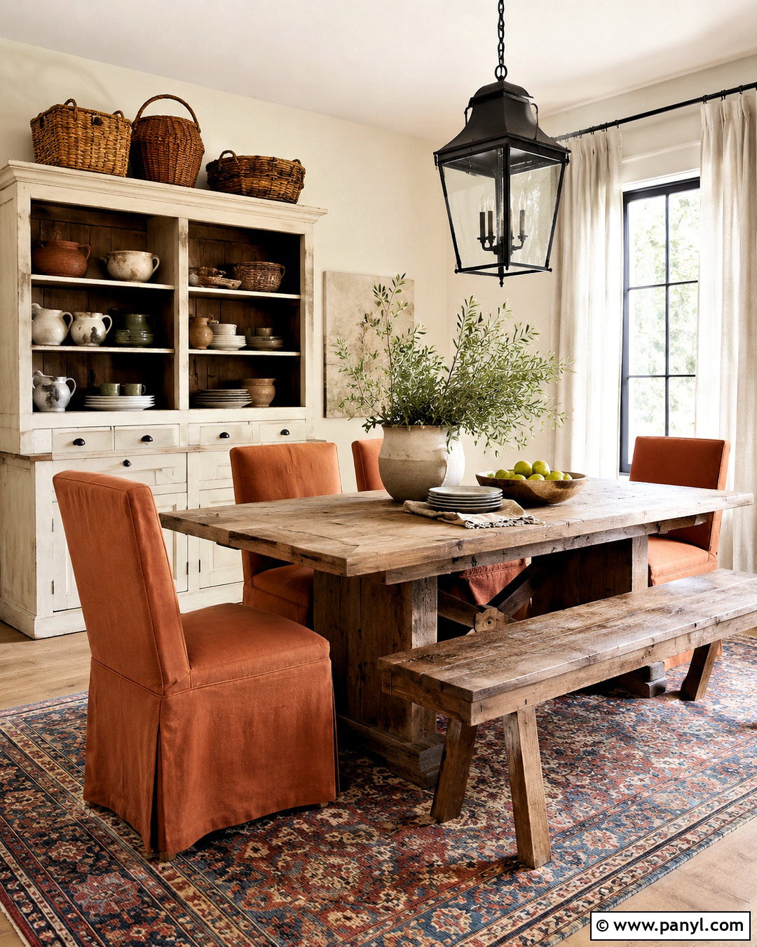 Farmhouse Burnt Orange Dining Room - 20 burnt orange dining room ideas