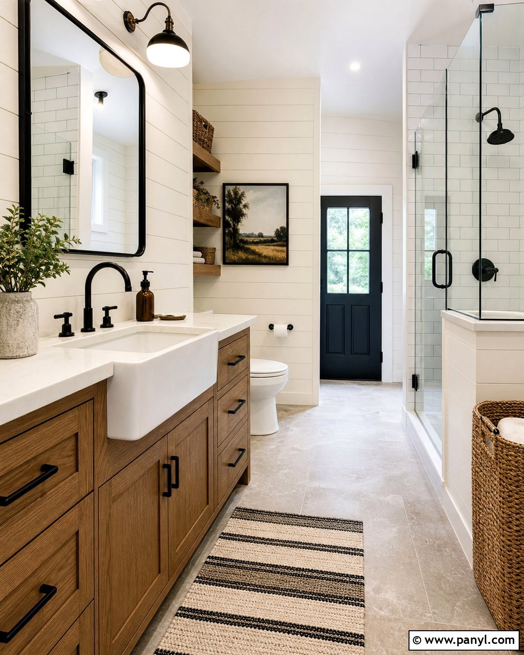Farmhouse Cream Bathroom Walls - 25 Cream Bathroom Walls