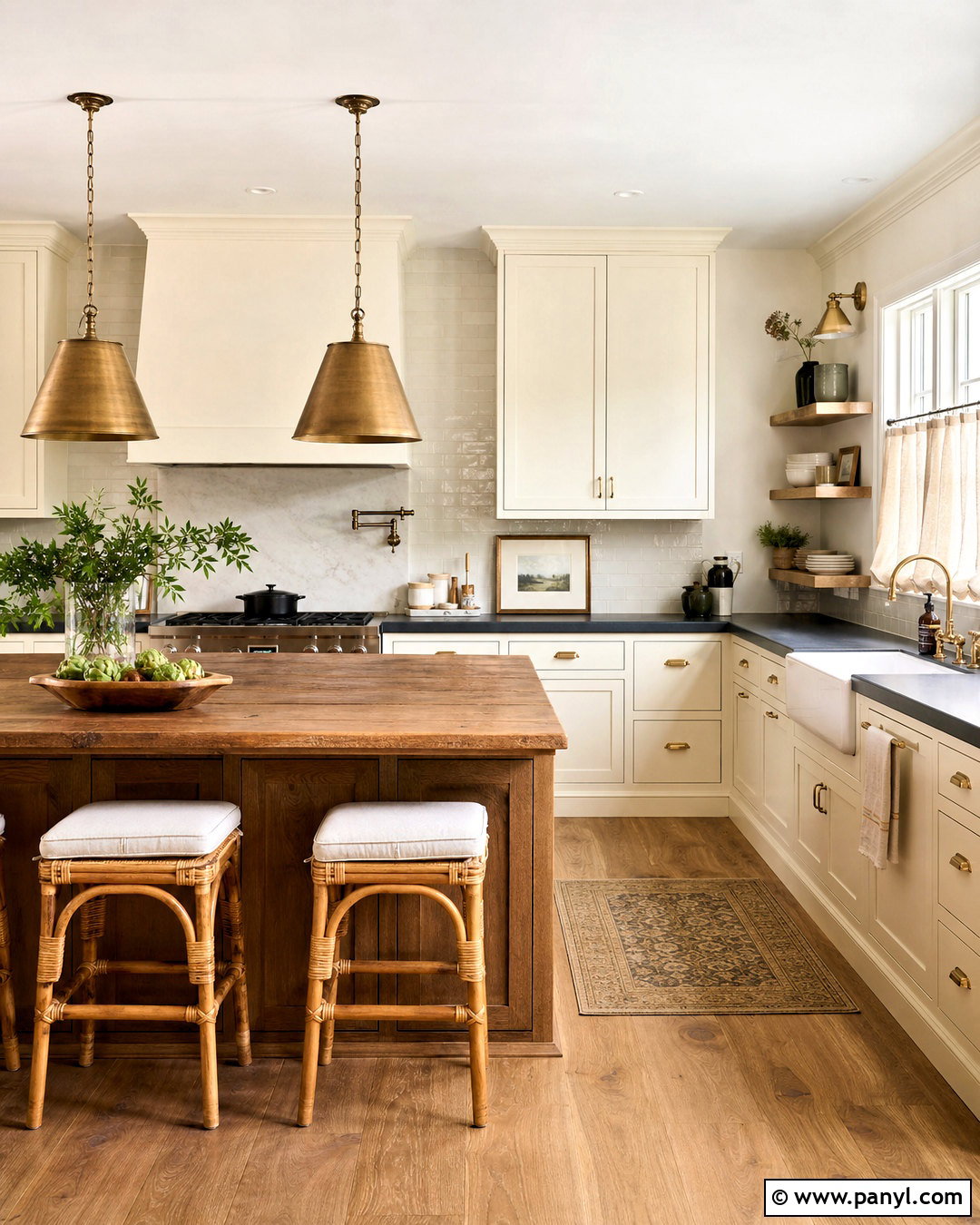 Farmhouse Cream Kitchen - 20 cream color room ideas