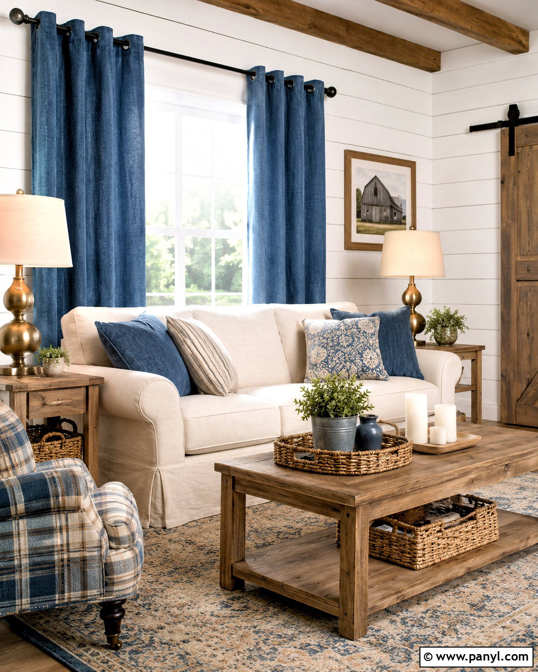 Farmhouse Denim Curtains - 20 denim curtains