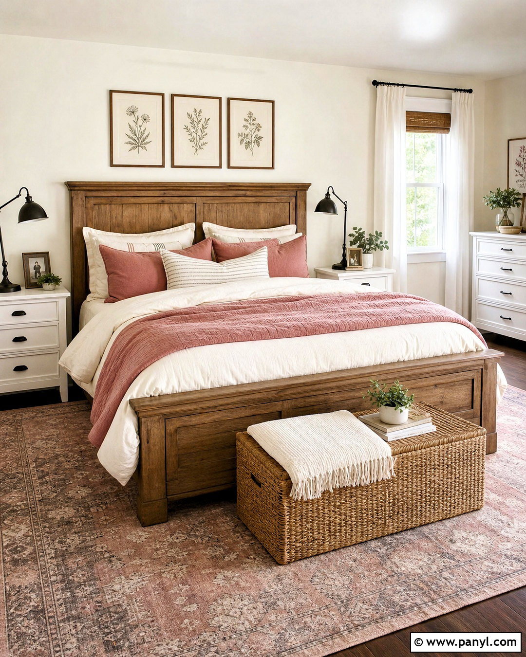 Farmhouse Dusty Rose Bedroom - 20 dusty rose bedroom ideas