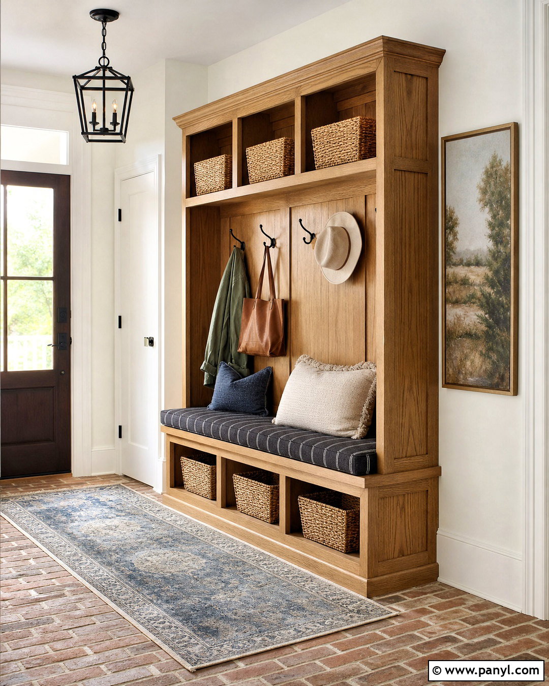 Farmhouse Entryway With Hall Tree - 20 entryway ideas