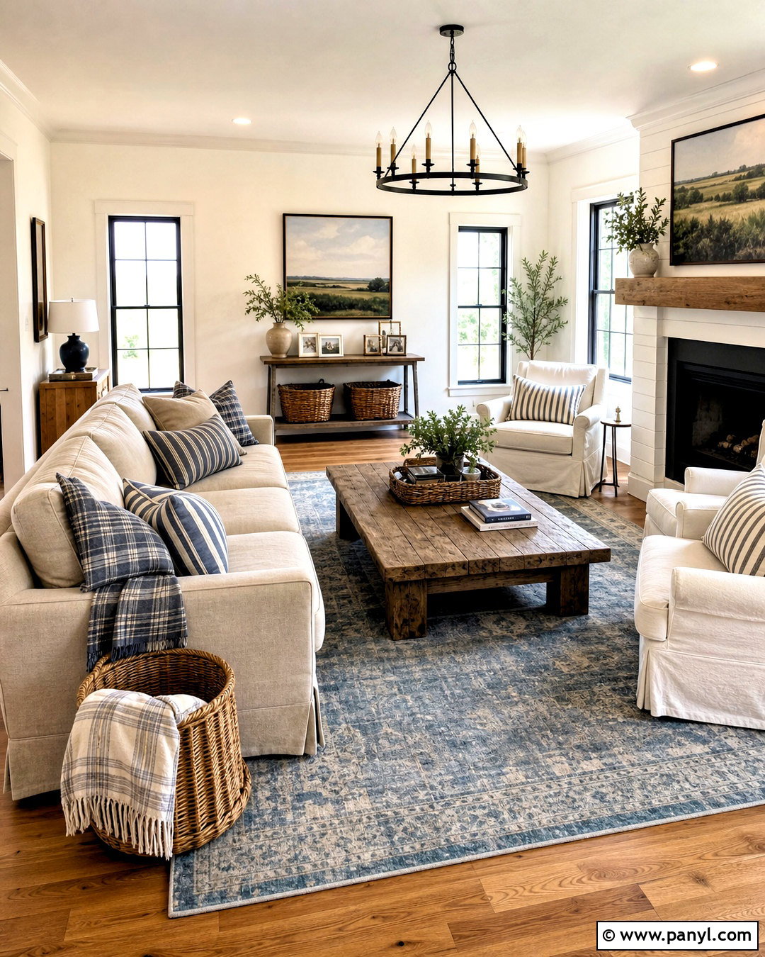 Farmhouse Family Room - 20 family room design ideas