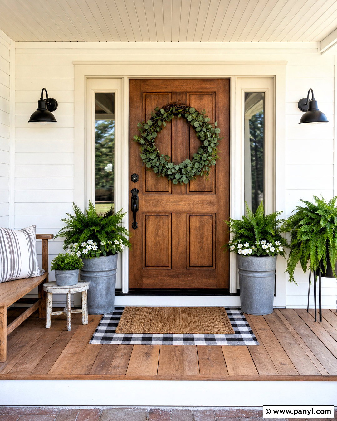 Farmhouse Front Door Decor - 20 front door decor ideas