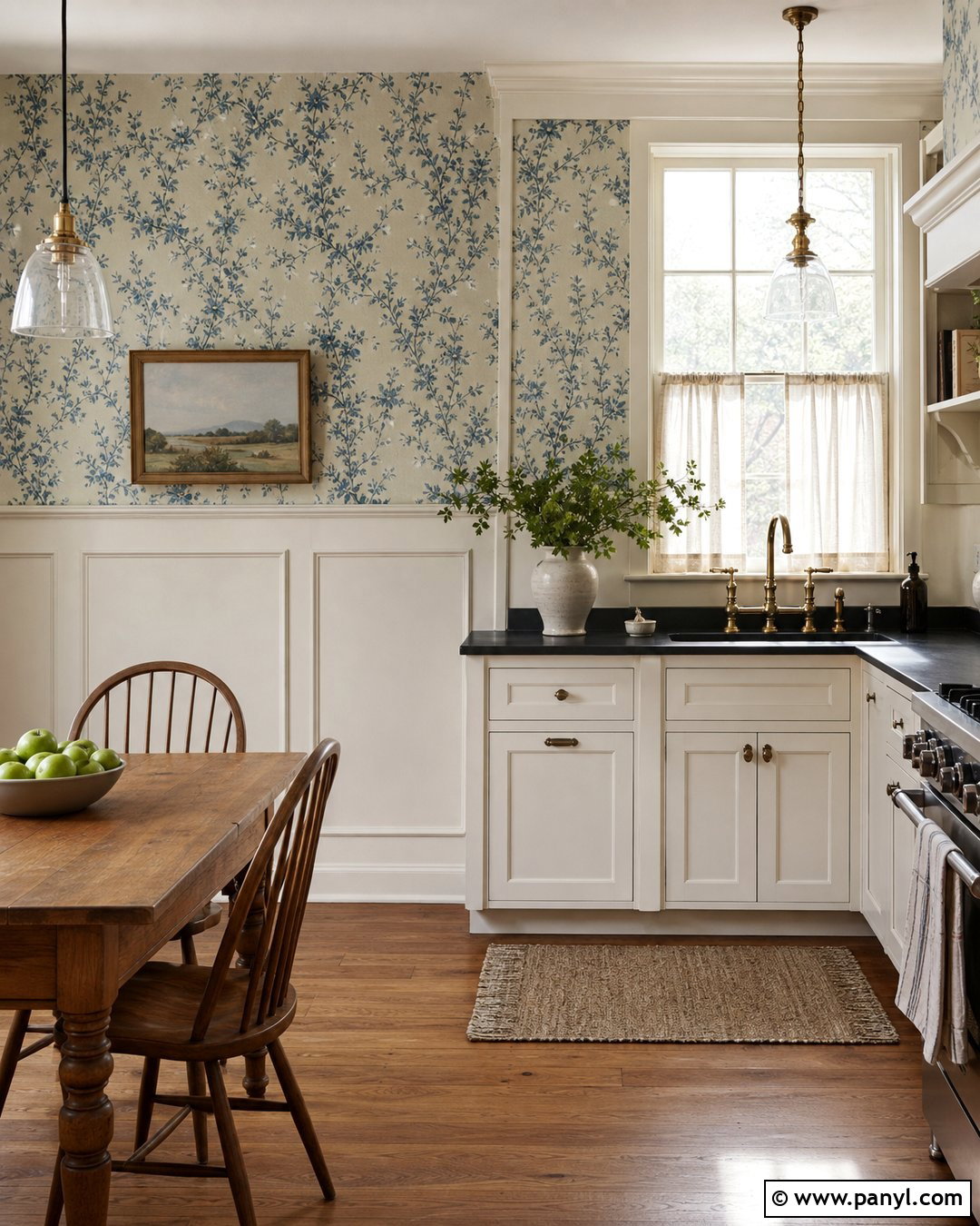 Farmhouse Kitchen Wallpaper - 25 Choose You Wallpaper Ideas