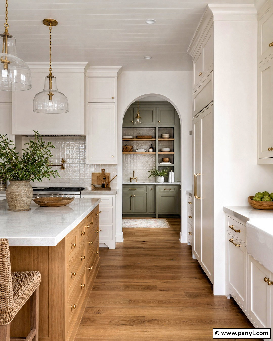 Farmhouse Kitchen With Butlers Pantry - 20 modern farmhouse kitchens