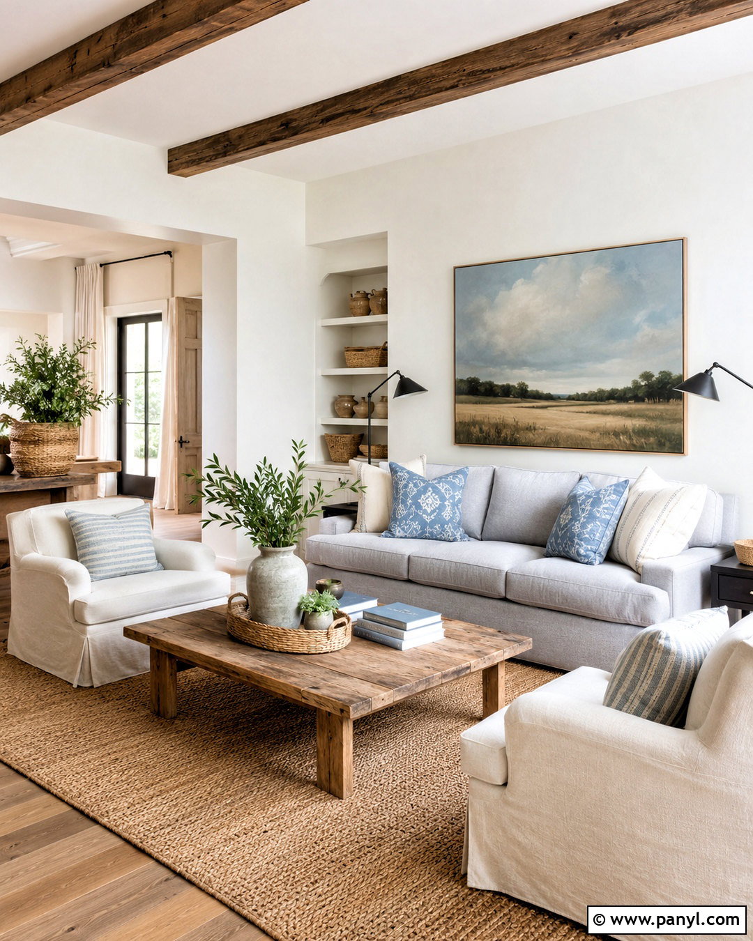 Farmhouse Light Grey Sofa Living Room - 20 light grey sofa living room ideas