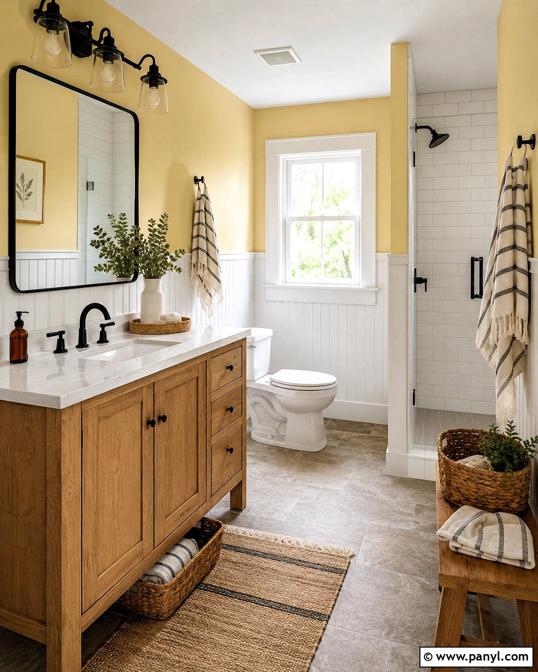 20 Light Yellow Bathroom Ideas for a Fresh, Spa-Like Retreat