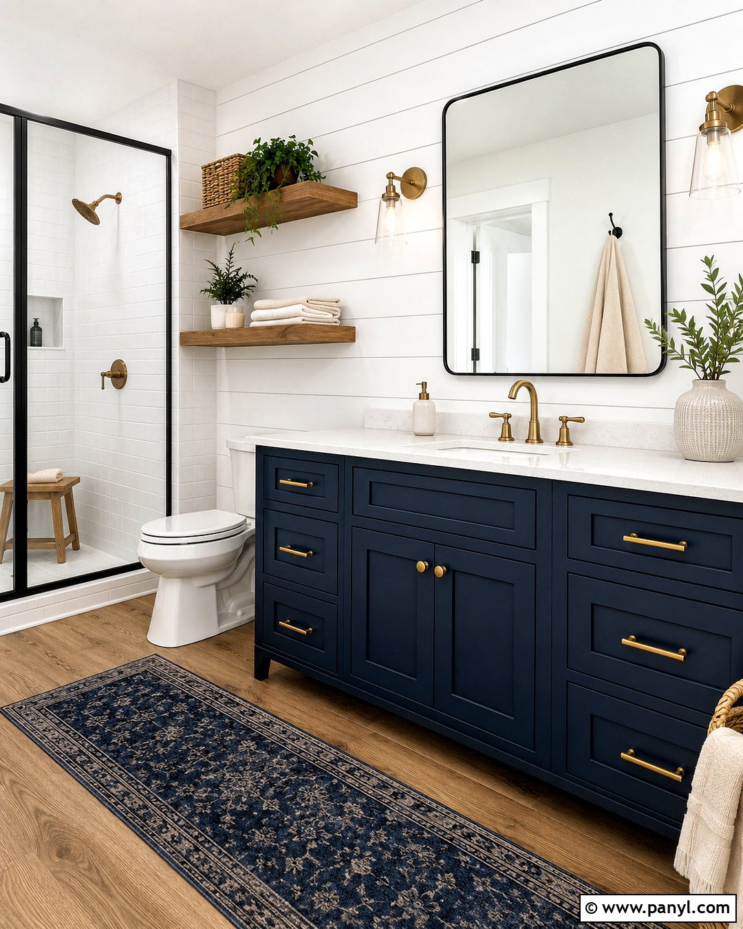 20 Navy Blue Bathroom Ideas for a Calm, Stylish Makeover