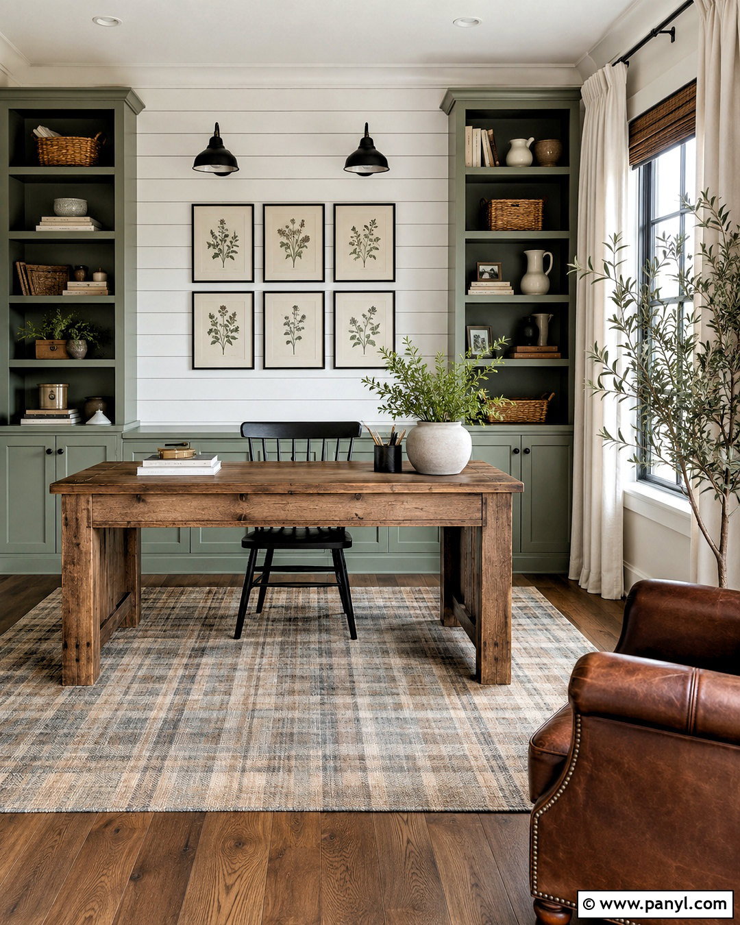 Farmhouse Office - 20 office decor ideas