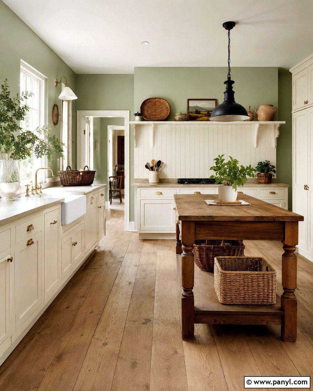 Farmhouse Pistachio Green Kitchen Walls - 20 pistachio green kitchen walls