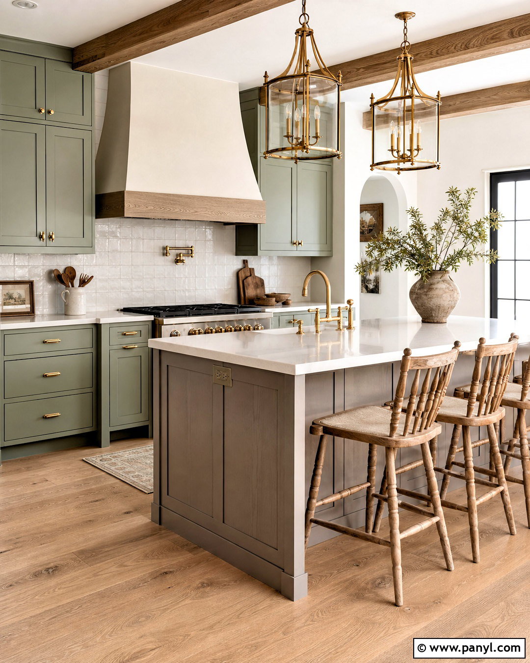 Farmhouse Sage Green And Gray Kitchen - 20 sage green and grey kitchen ideas
