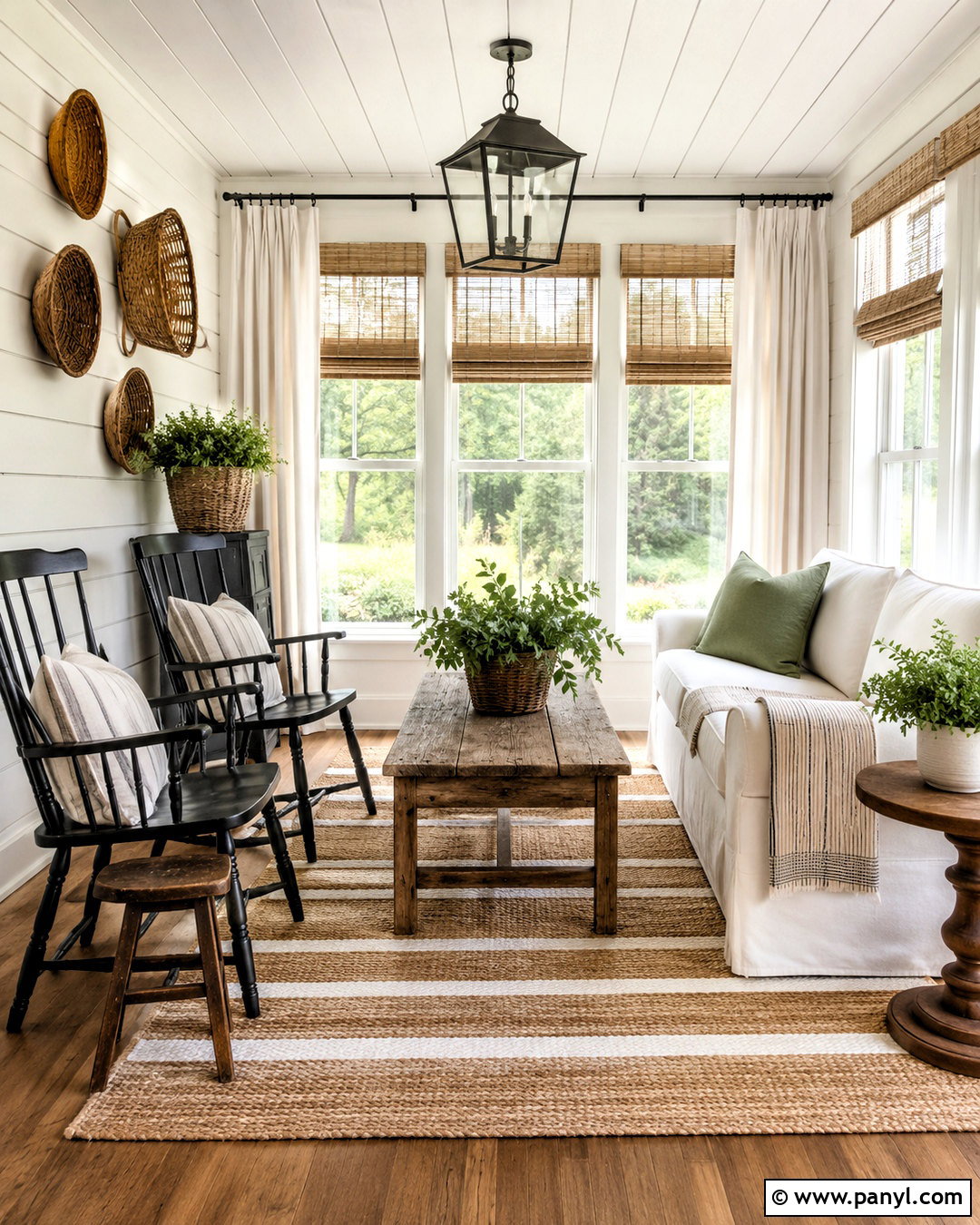 Farmhouse Sunroom Decor - 20 cozy sunroom decorating ideas
