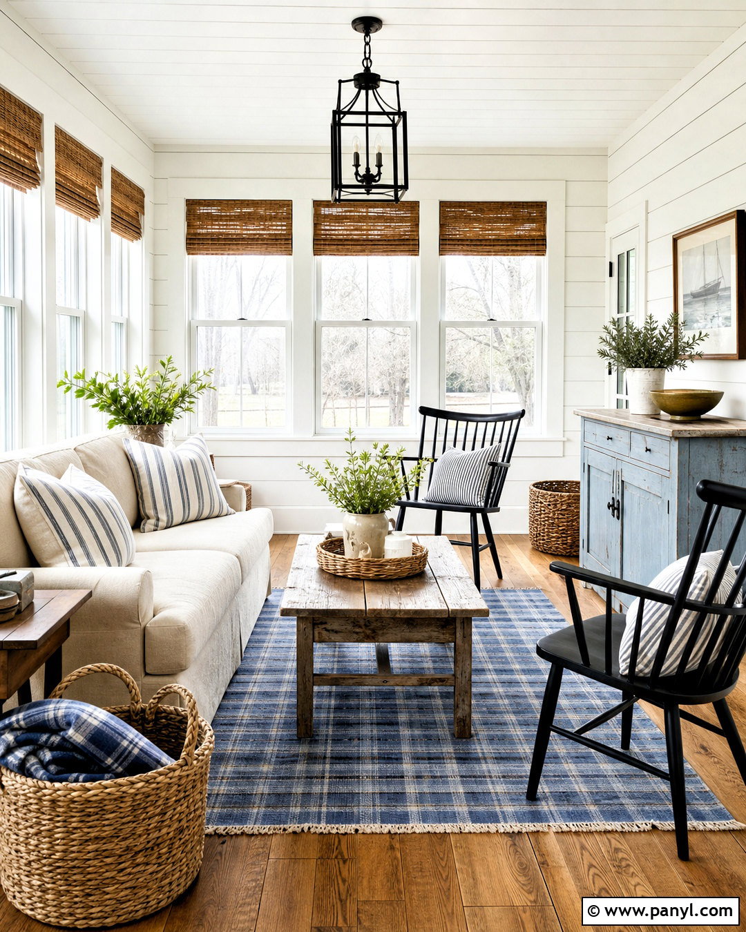Farmhouse Sunroom Interior - 20 sunroom interior design ideas
