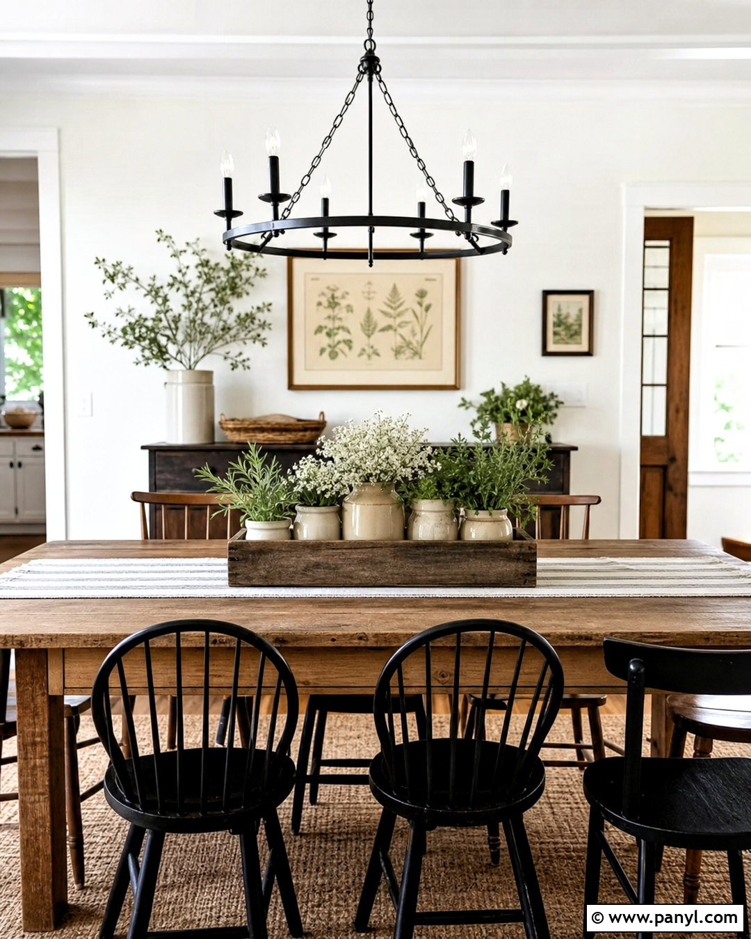 Farmhouse Table Centerpiece - 20 table centerpieces for home ideas
