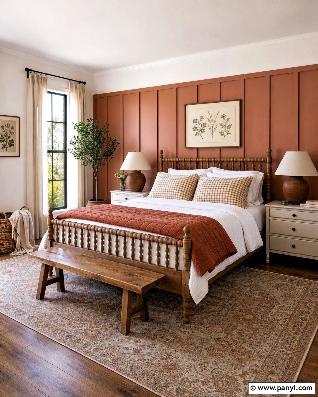 Farmhouse Terra Cotta Bedroom - 20 terra cotta bedroom ideas