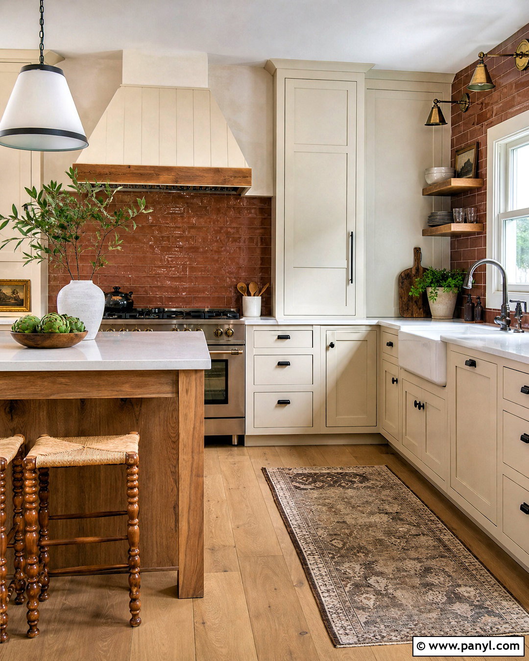 Farmhouse Terracotta Backsplash - 20 terracotta backsplash kitchen ideas