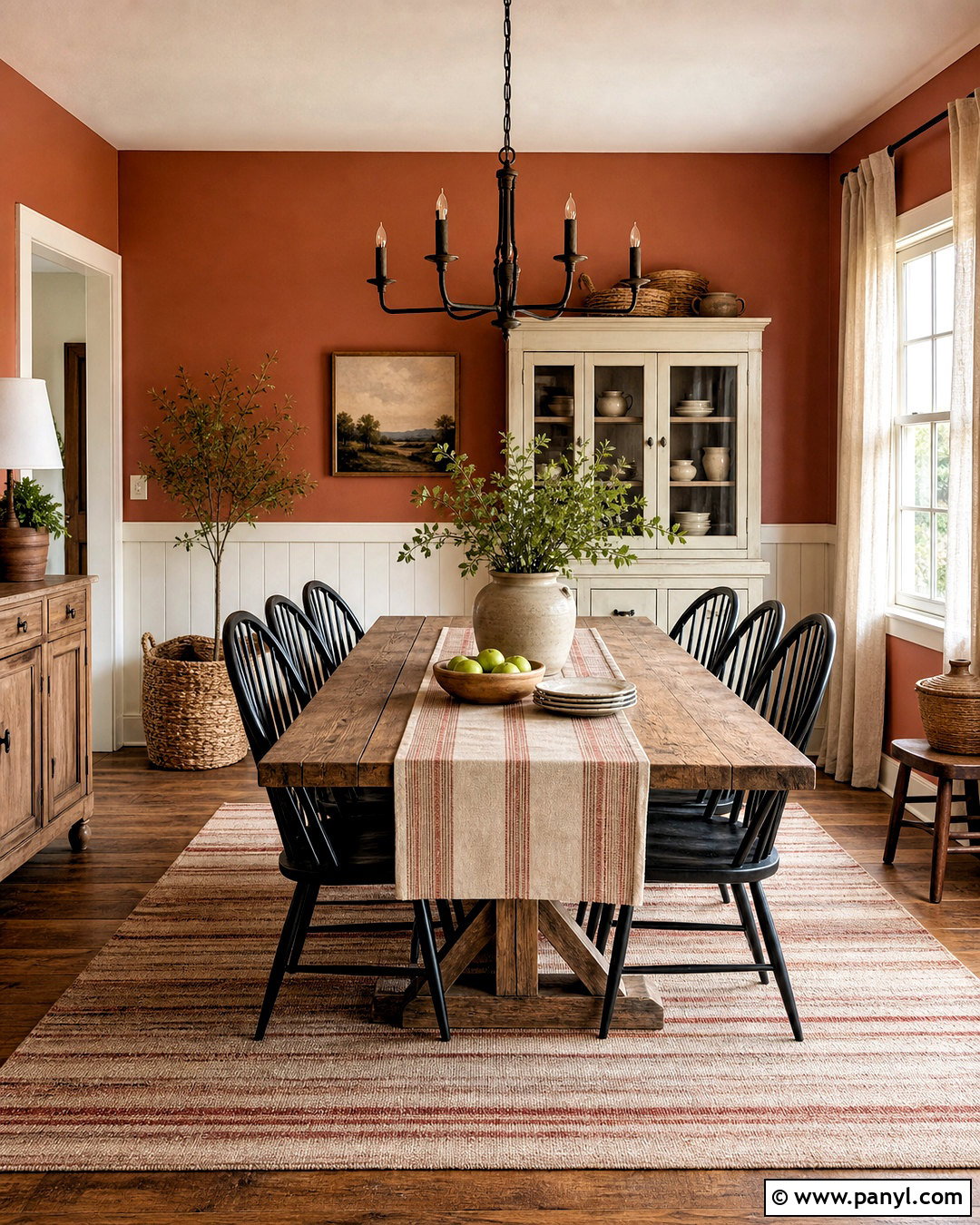 Farmhouse Terracotta Dining Room - 20 terracotta dining room ideas
