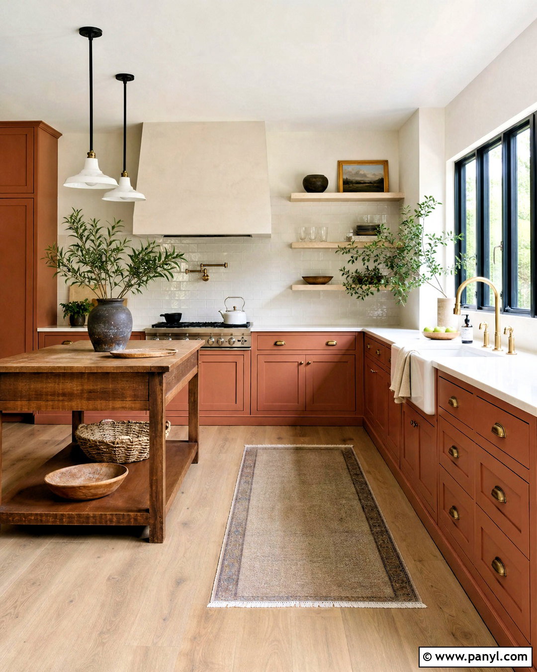 Farmhouse Terracotta Kitchen Cabinets - 20 terracotta kitchen cabinets