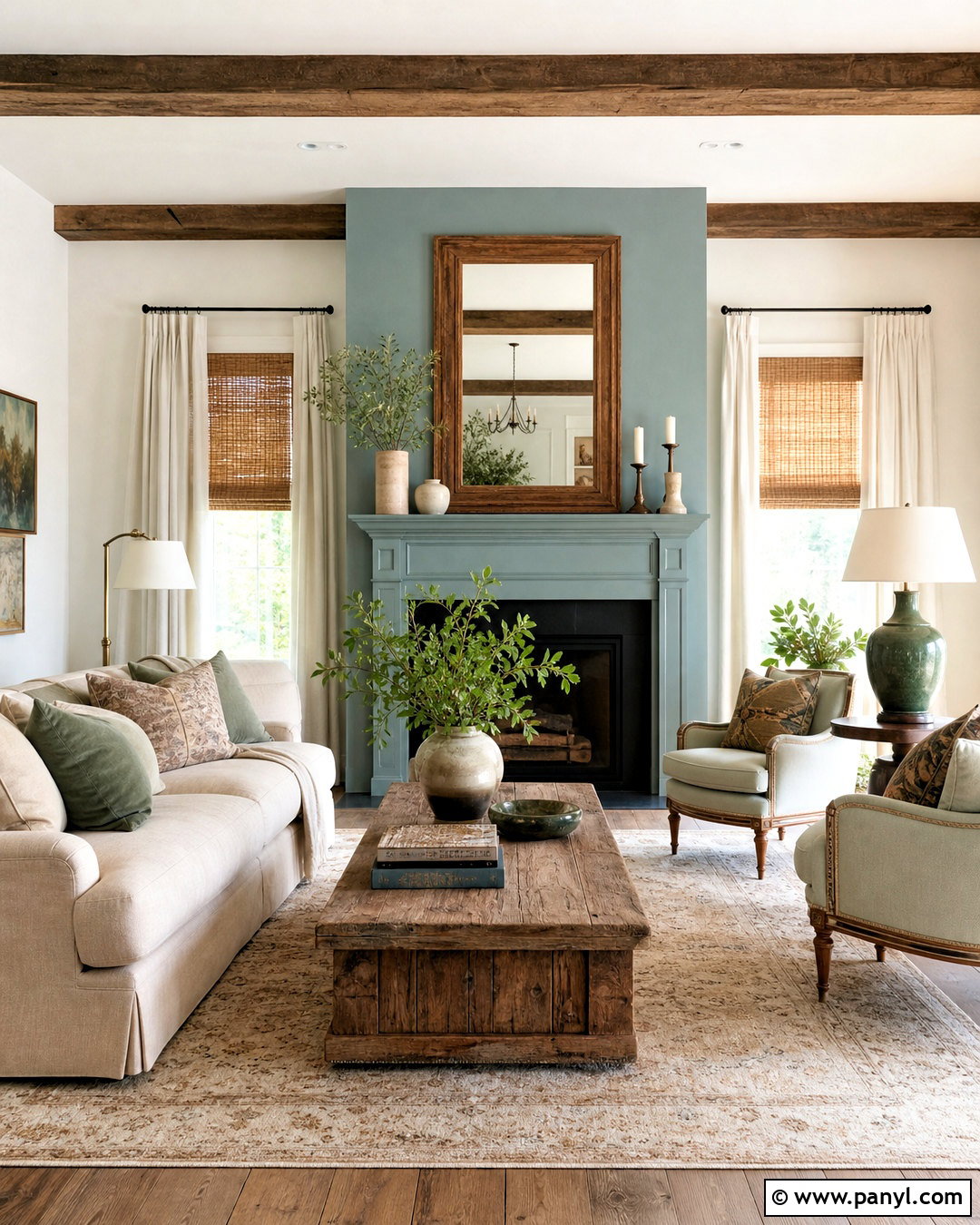 Farmhouse Turquoise Living Room - 20 turquoise living room ideas