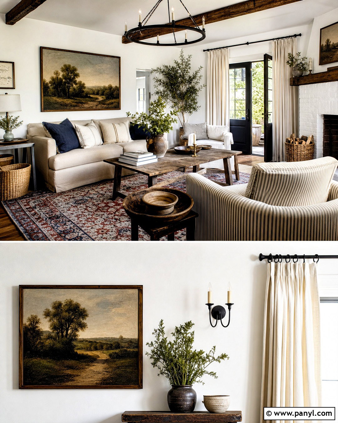Farmhouse White Living Room Walls - 20 white wall ideas