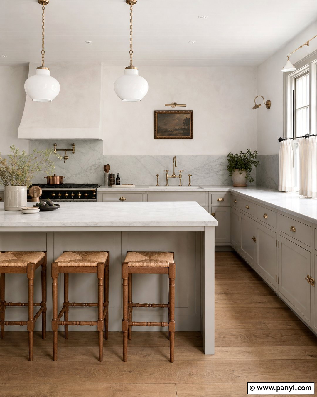 Farrow And Ball Ammonite Kitchen Cabinets - 25 Light Grey Kitchen Cabinets Paint Colors