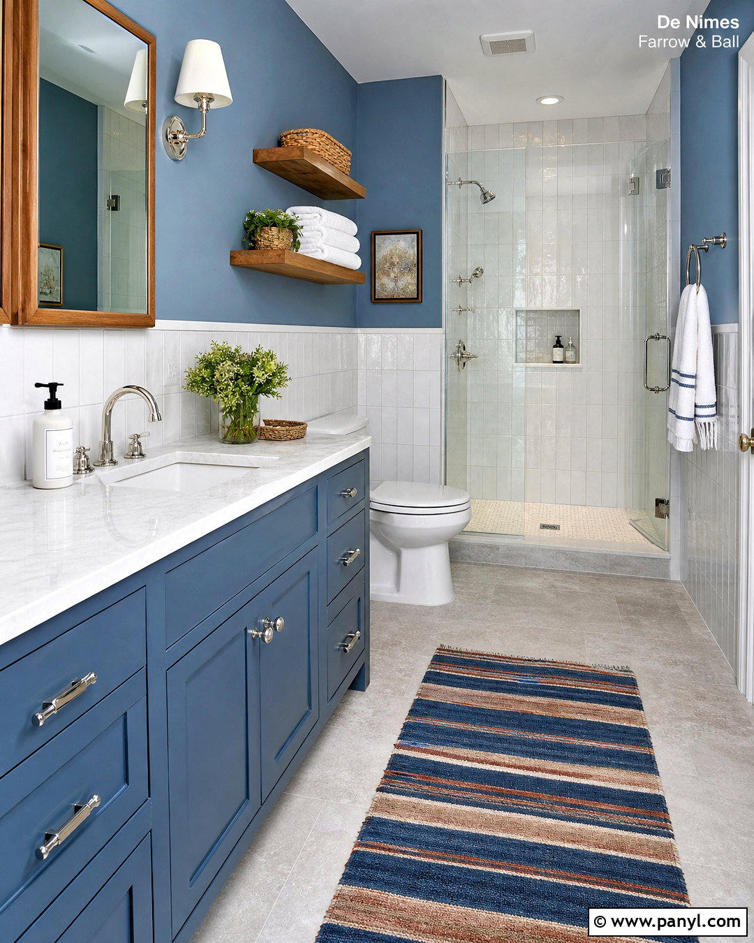 Farrow And Ball De Nimes Bathroom - 20 farrow and ball colour chart ideas