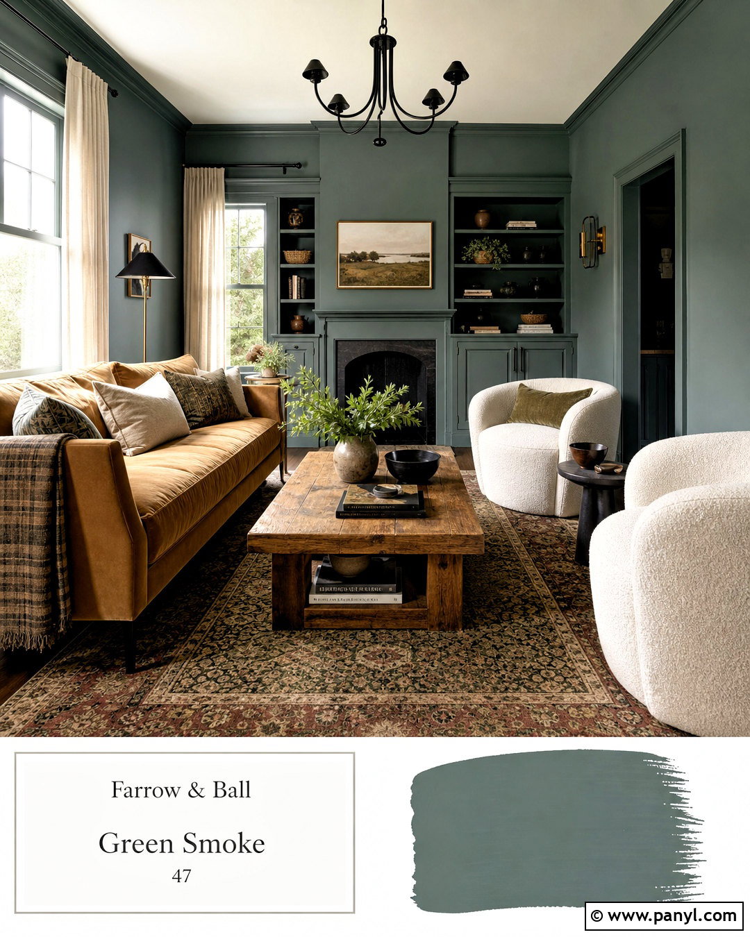 Farrow And Ball Green Smoke Living Room - 20 farrow and ball colour chart ideas