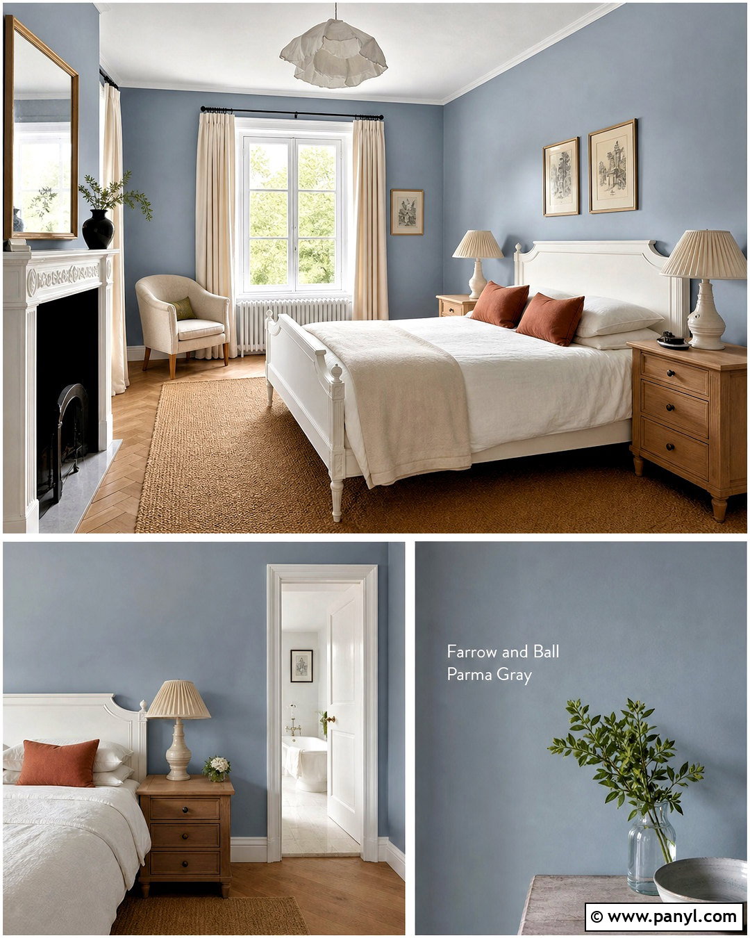 Farrow And Ball Parma Gray Bedroom - 20 grey blue paint colors