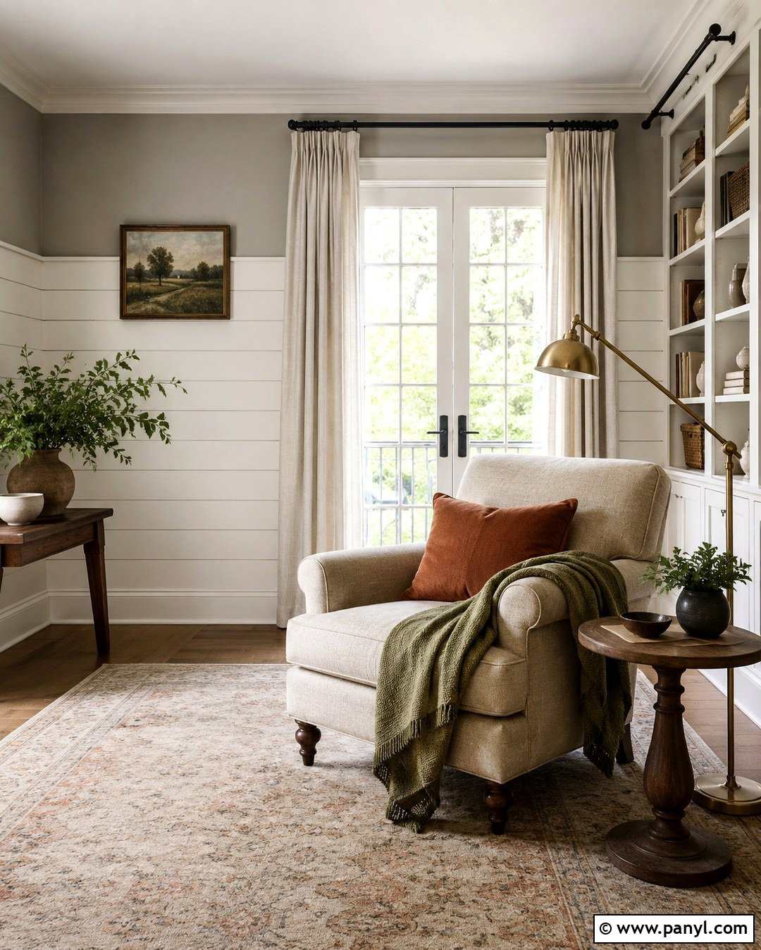 Farrow And Ball Strong White Shiplap Reading Room - 20 Best White For Shiplap Walls