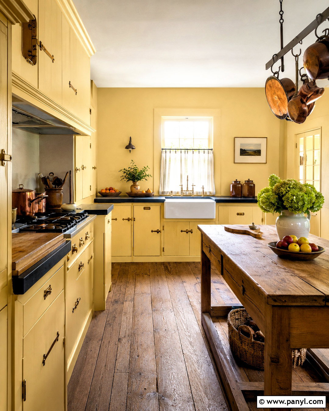 Farrow and Ball Dorset Cream Kitchen - 20 butter yellow paint colors