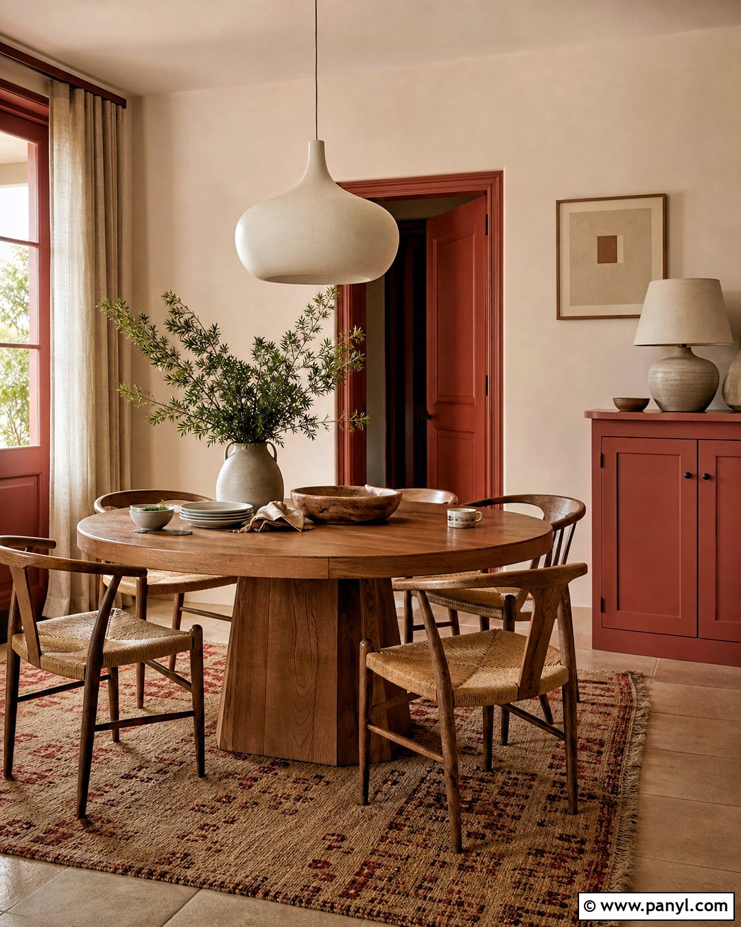 Farrow and Ball Pointing And Red Earth Dining Room - 20 farrow and ball pointing ideas