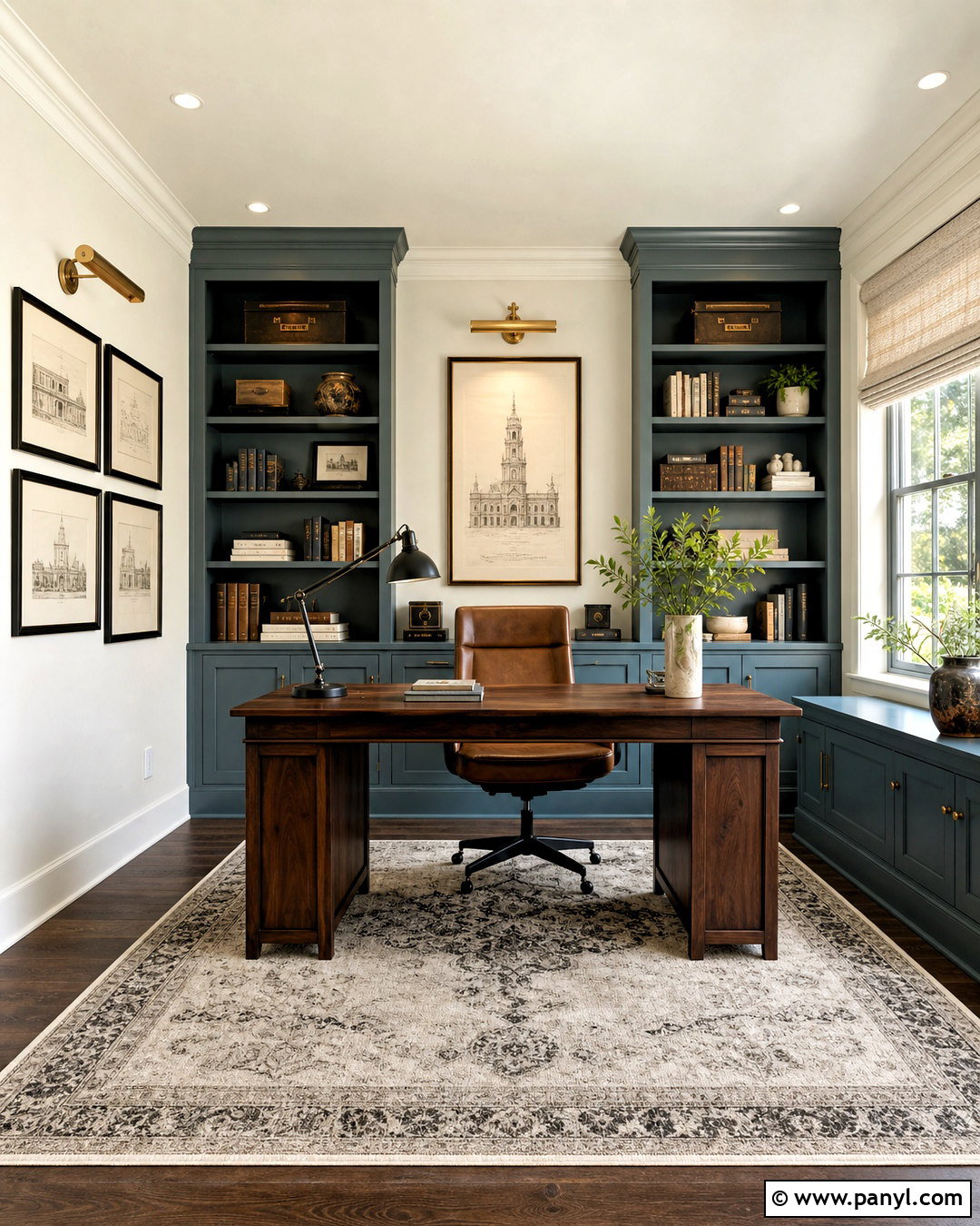 Farrow and Ball Pointing Home Office - 20 farrow and ball pointing ideas