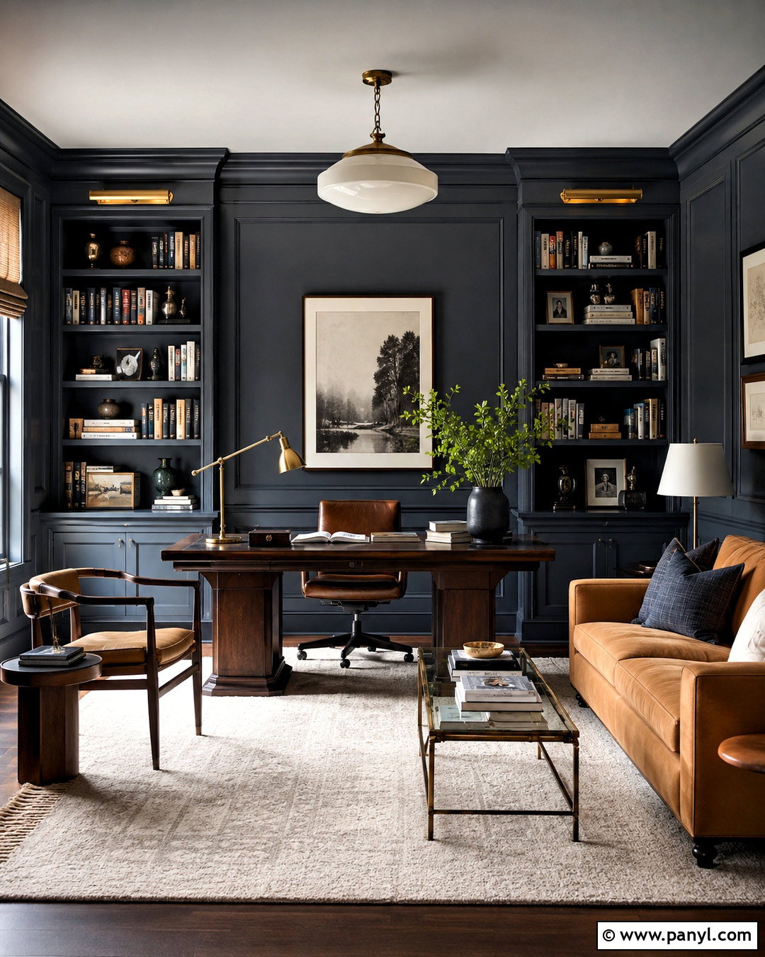Farrow and Ball Railings Dark Gray Study - 20 dark gray paint colors