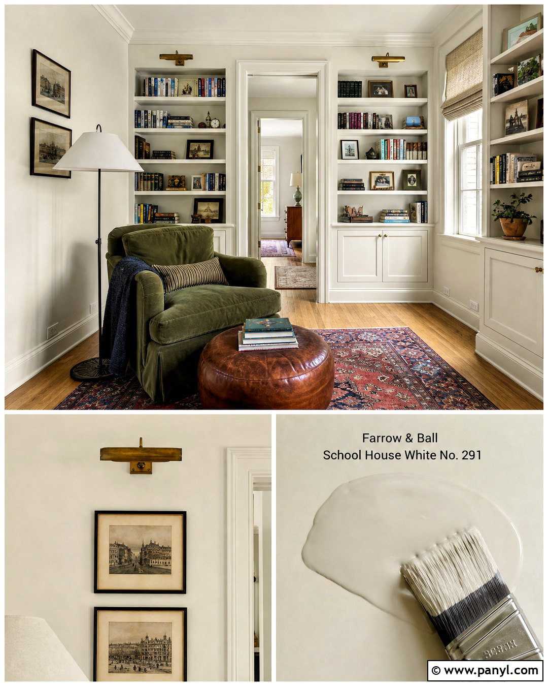 Farrow and Ball School House White Off White Paint - 20 best off white paint color for walls