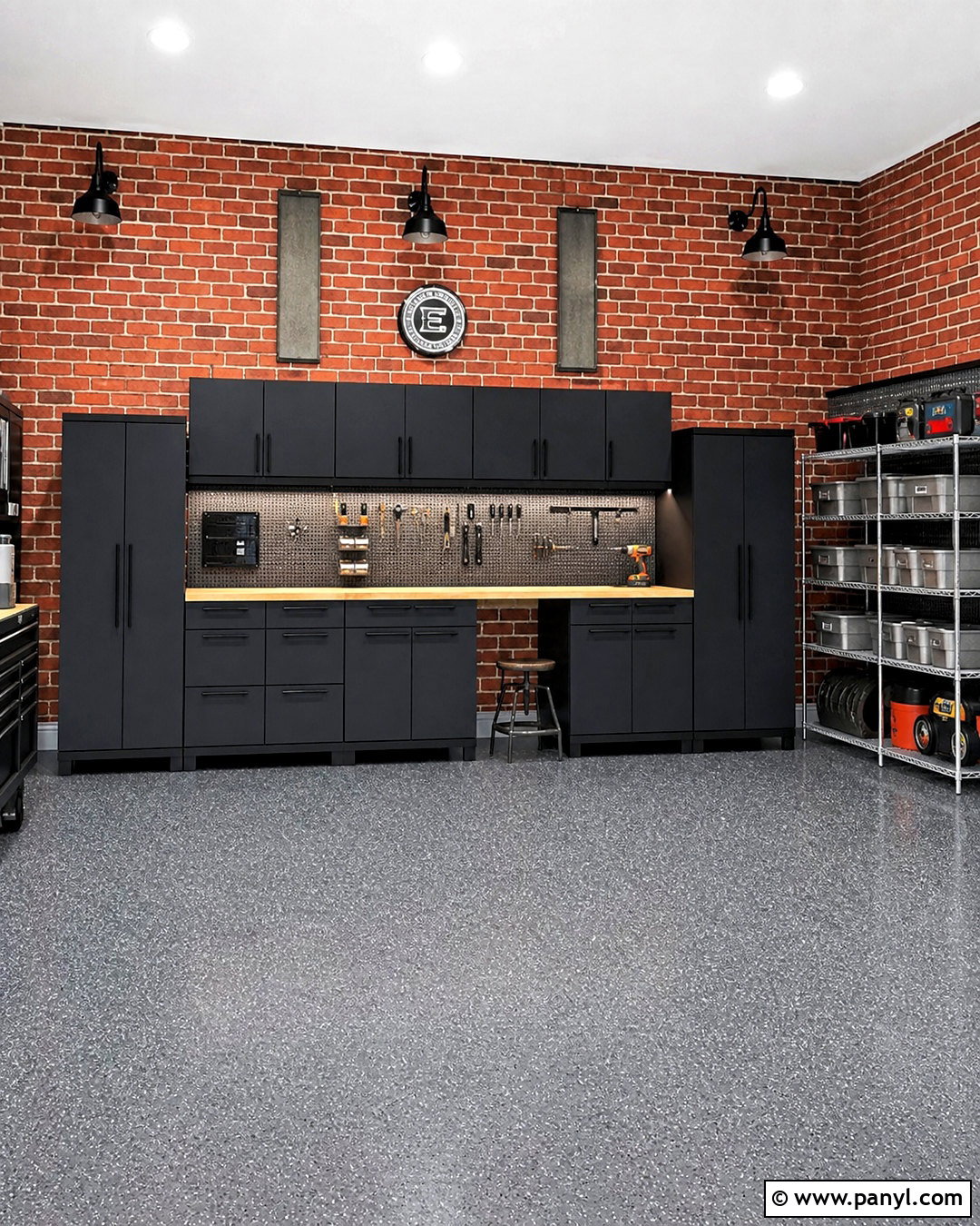Faux Brick Garage Wallpaper - 20 garage wallpaper ideas