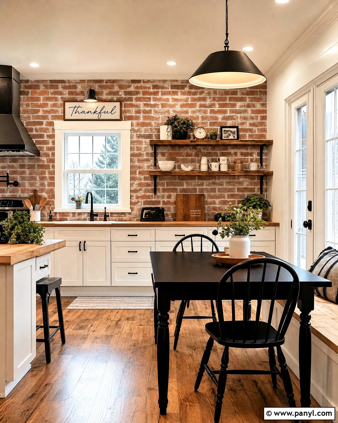 Faux Brick Kitchen Walls - 20 faux painting walls