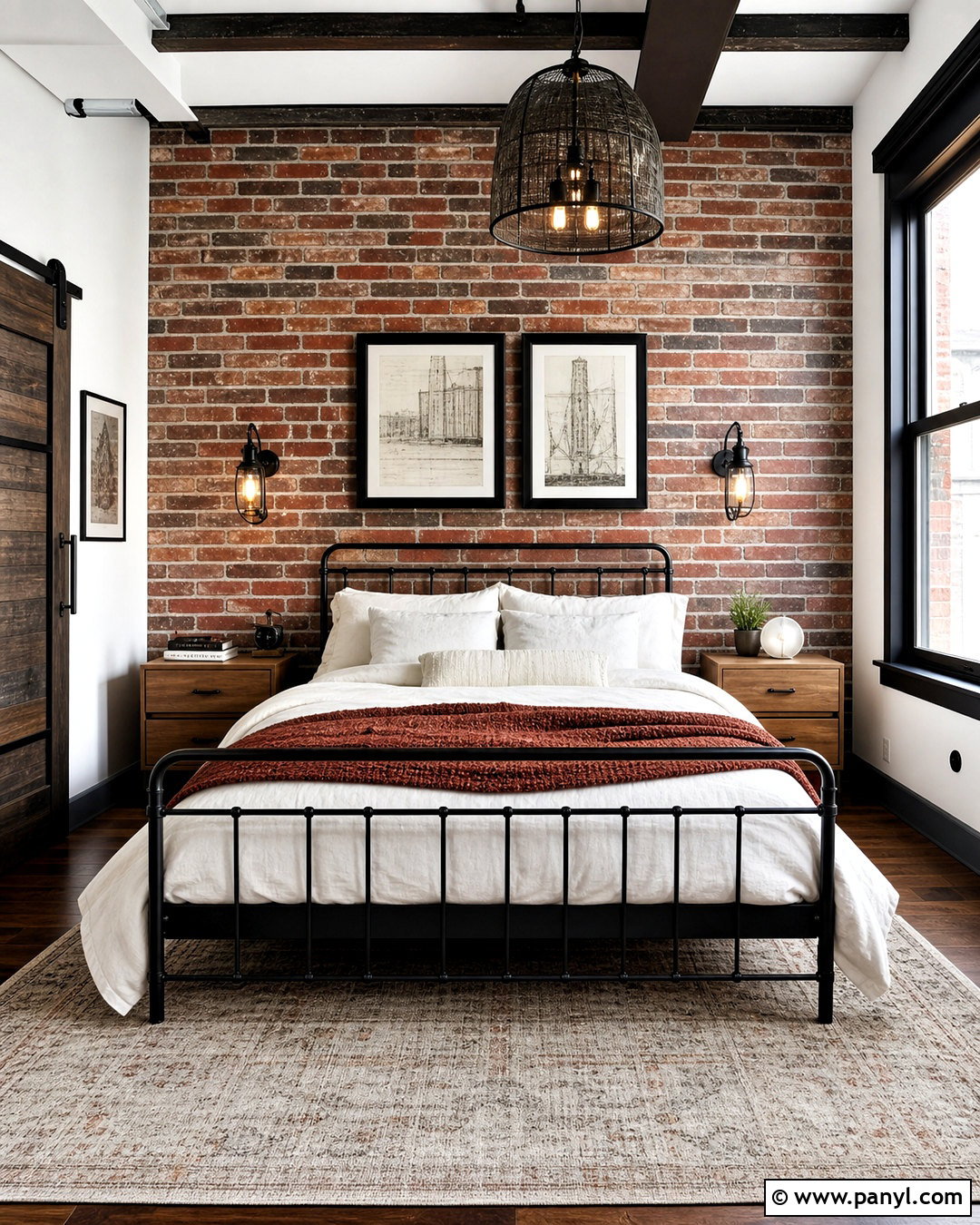 Faux Brick Sponge Wall - 20 sponge wall diy ideas