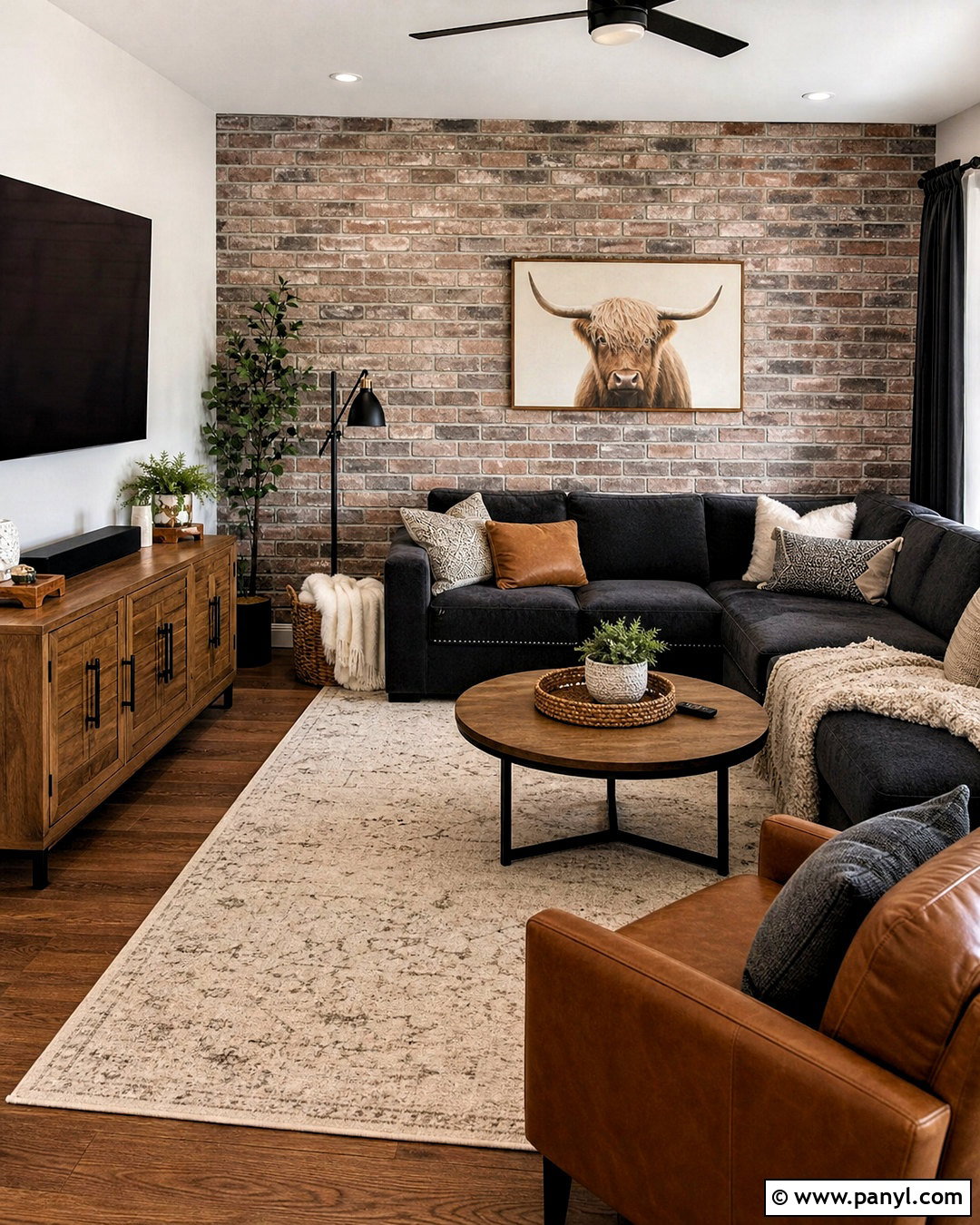 Faux Brick Wall Finish - 20 faux finishes for walls