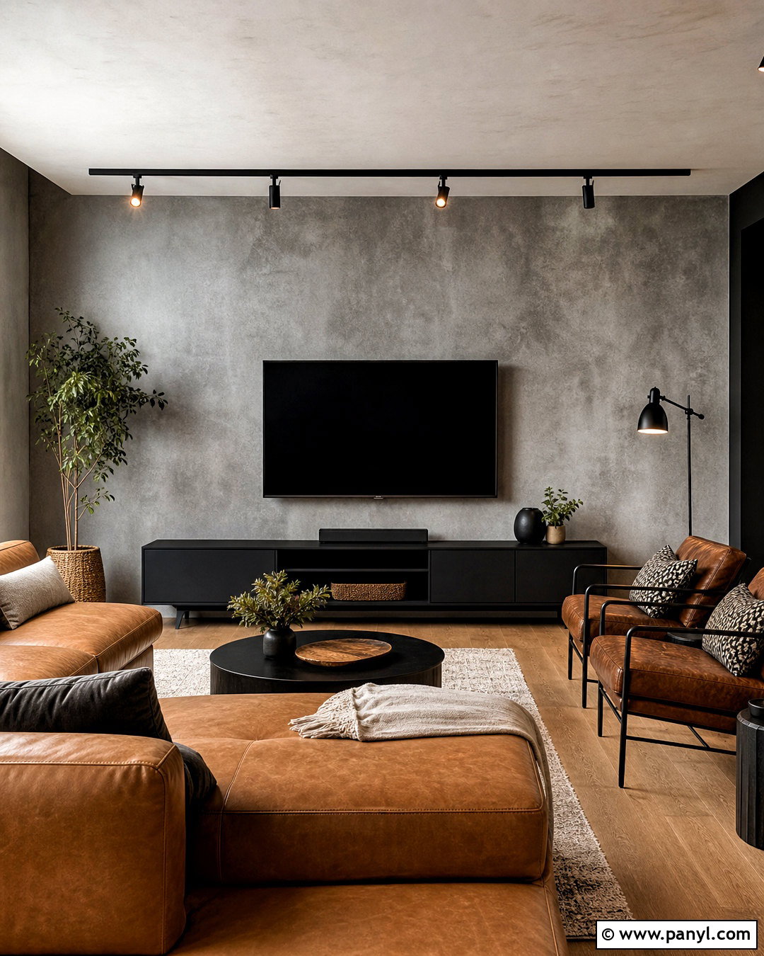 Faux Concrete Wall Painting - 20 diy wall painting techniques