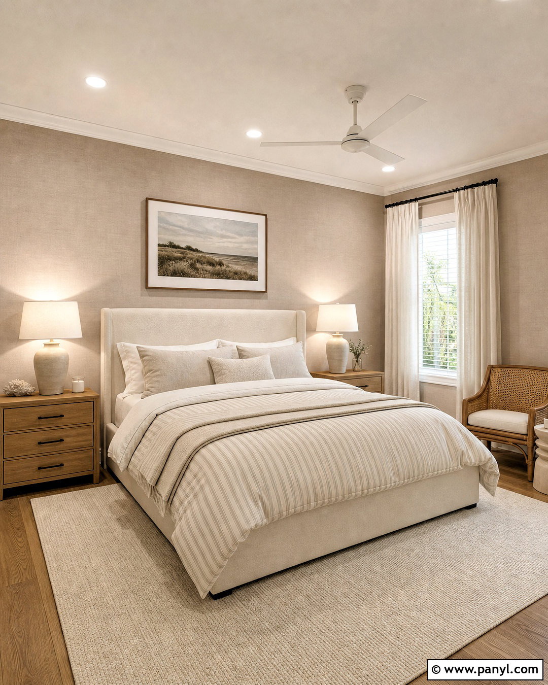 Faux Linen Guest Room Walls - 20 faux painting walls