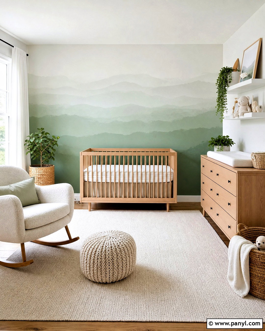 Faux Ombre Nursery Walls - 20 faux painting walls