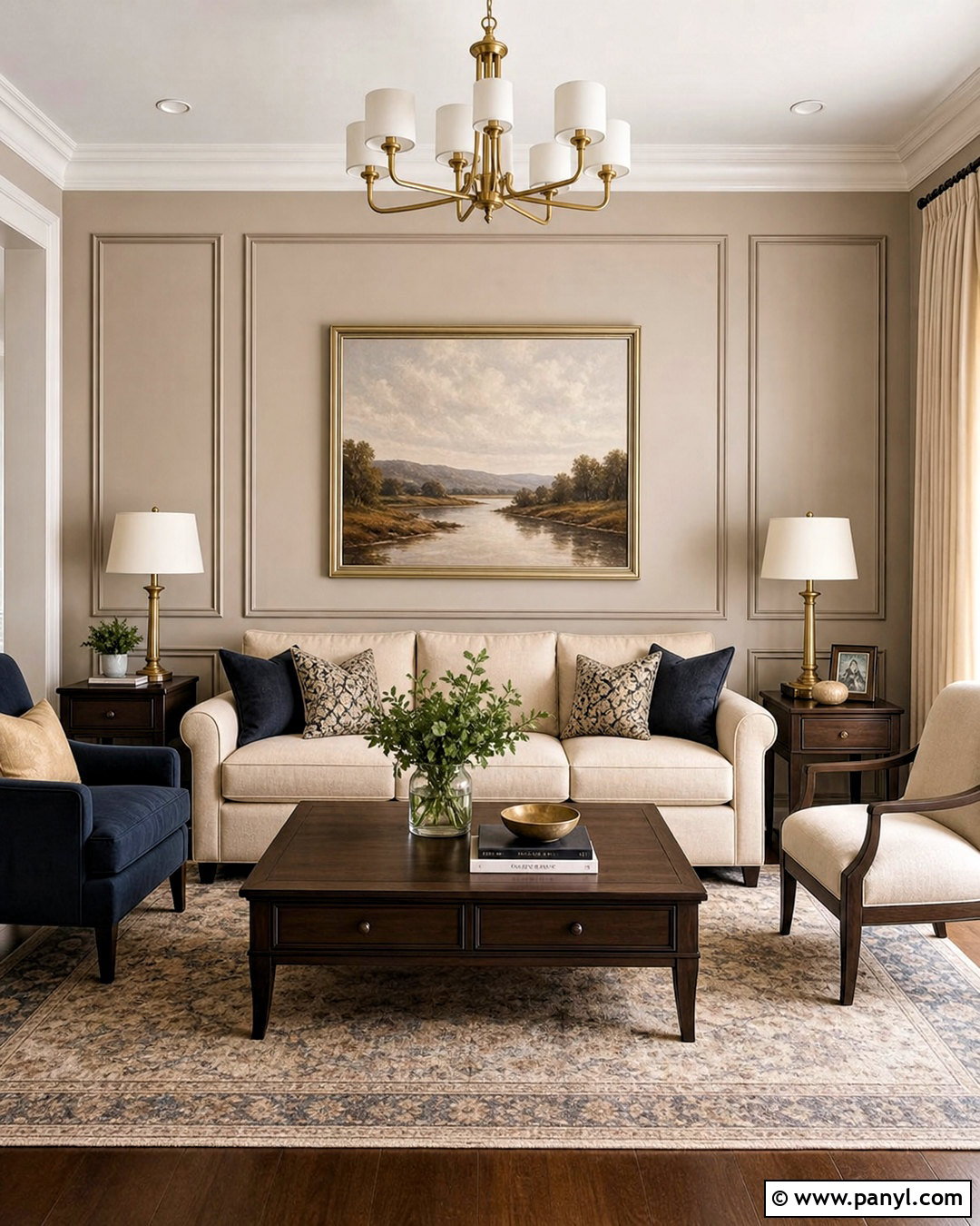 Faux Panel Wall Painting - 20 fun wall painting ideas creative ideas