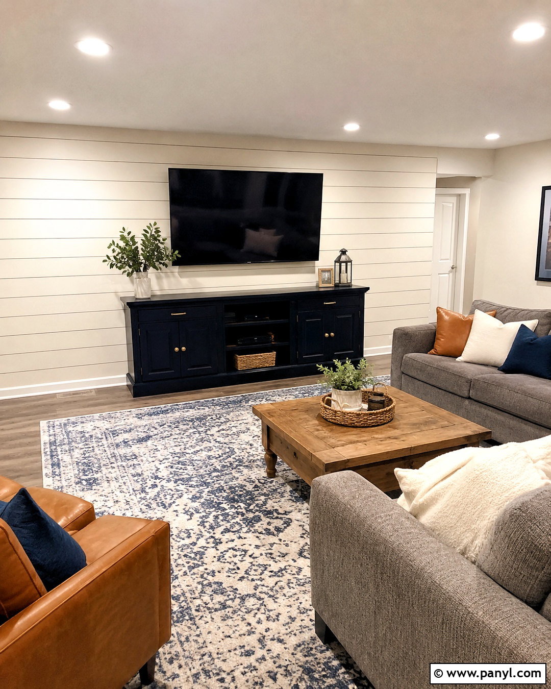 Faux Shiplap Basement Walls - 20 cheap basement wall ideas