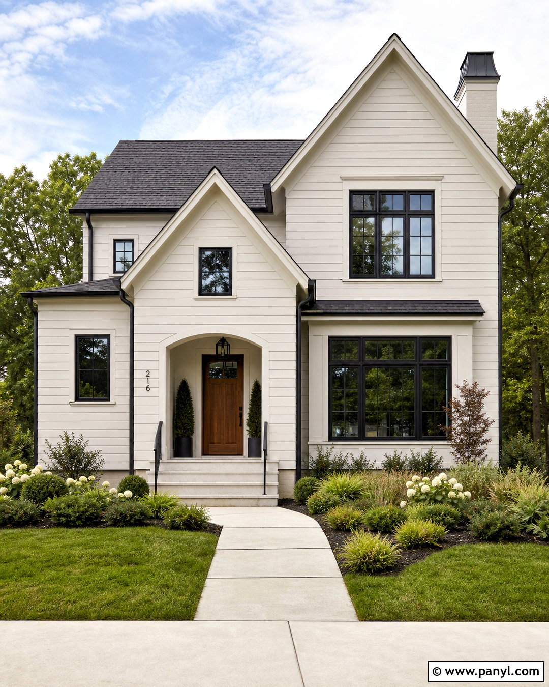 Feather Down Exterior With Black Trim - 20 feather down benjamin moore ideas
