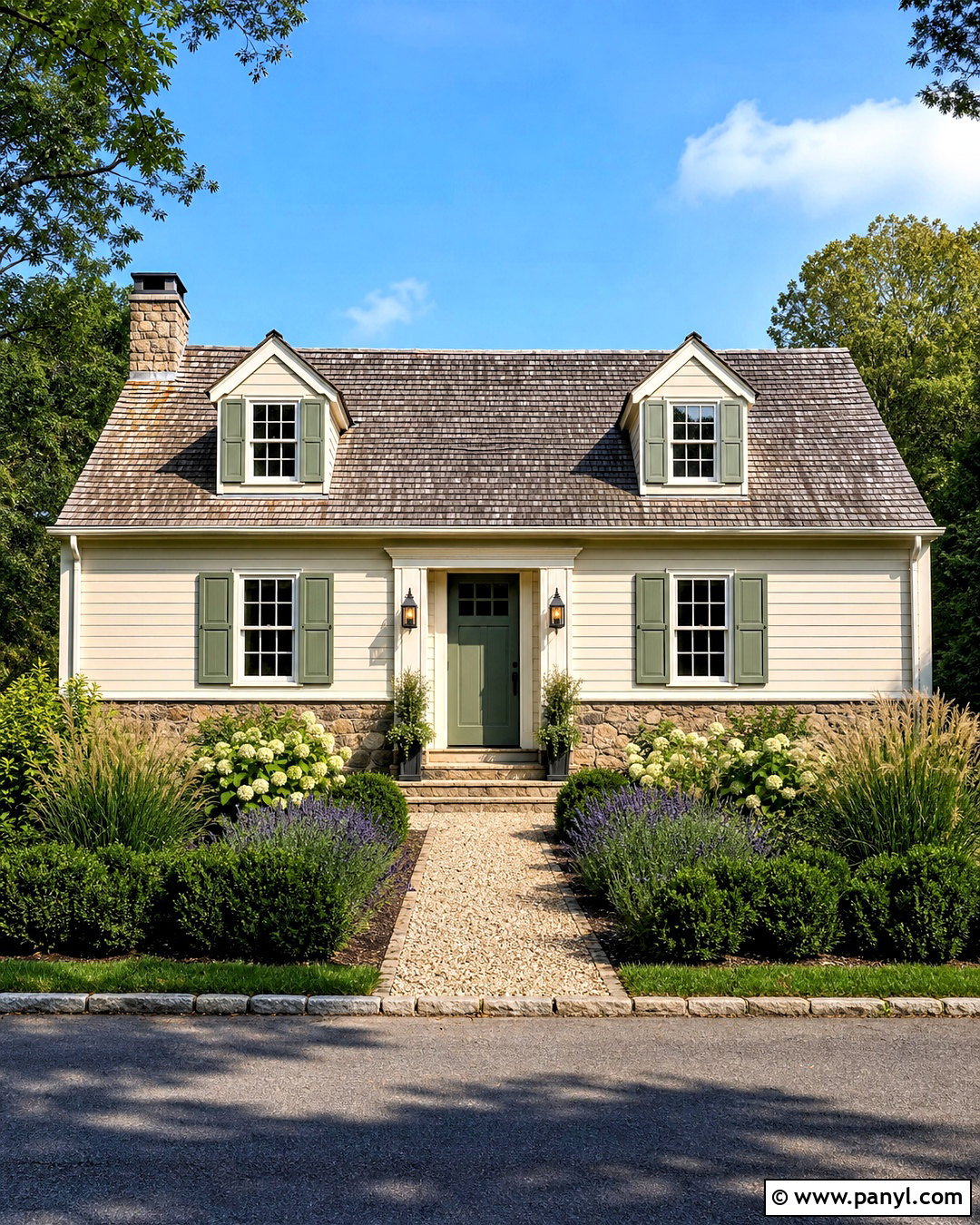 Feather Down Exterior With Sage Accents - 20 feather down benjamin moore ideas