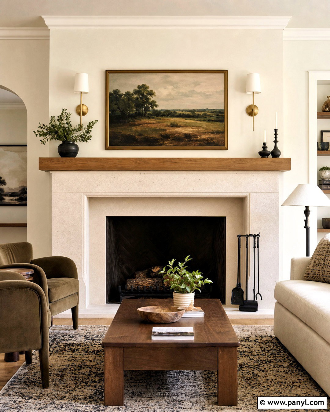Feather Down Fireplace Wall - 20 feather down benjamin moore ideas