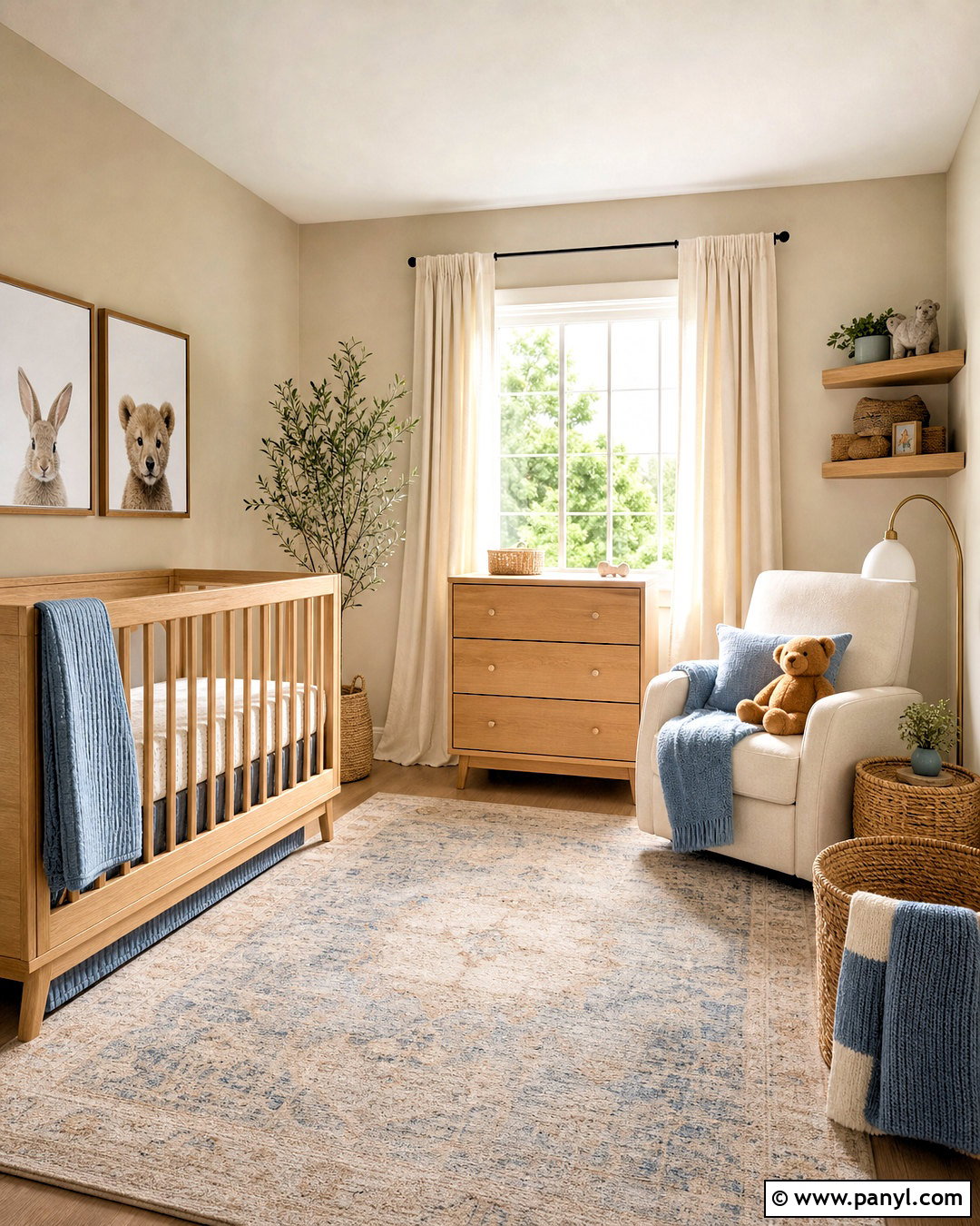 Feather Down Nursery With Soft Blue - 20 feather down benjamin moore ideas