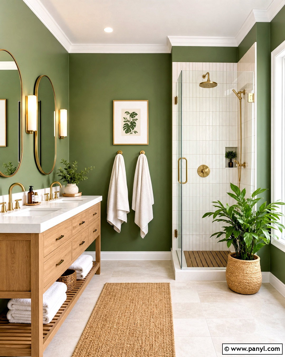 Fern Green Bathroom - 20 green bathroom paint colors